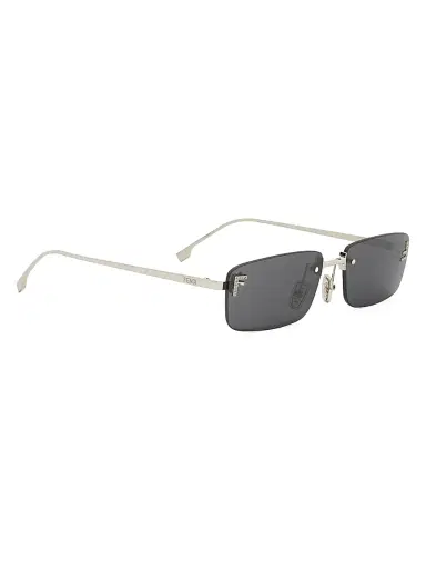 Fendi Women's First Crystal 54MM Metal Rectangular Sunglasses - Gold And Brown | Thumbnail 16 Fendi Women's First Crystal 54MM Metal Rectangular Sunglasses - Gold And Brown | Thumbnail 16