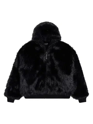 Balenciaga Women's Ski Zip-Up Hoodie - Black - Size Large | Thumbnail 1 Balenciaga Women's Ski Zip-Up Hoodie - Black - Size Large | Thumbnail 1