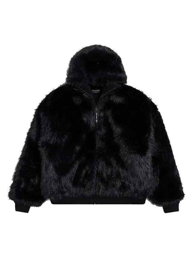 Balenciaga Women's Ski Zip-Up Hoodie - Black