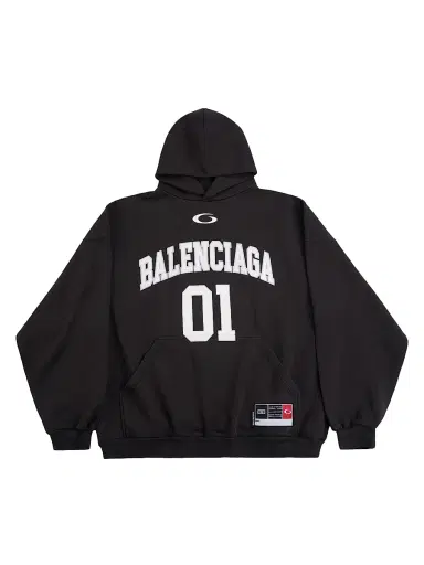 Balenciaga Men's Basketball Series Hoodie - Black - Size Small | Thumbnail 1 Balenciaga Men's Basketball Series Hoodie - Black - Size Small | Thumbnail 1