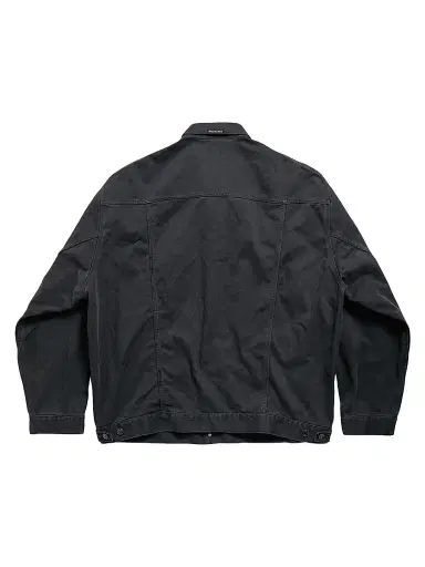 Balenciaga Men's Oversized Jacket - Black - Size XL | Thumbnail 2 Balenciaga Men's Oversized Jacket - Black - Size XL | Thumbnail 2