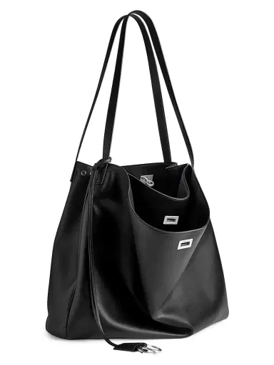 Balenciaga Men's Rodeo North-South Tote Bag - Black | Thumbnail 3