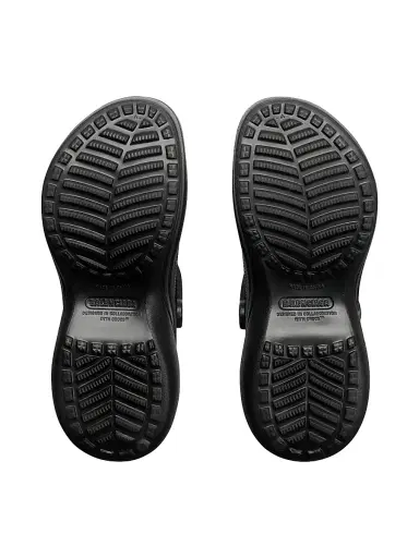 Balenciaga Women's Crocs Mule Jibbitz - Black - Size 12 | Thumbnail 7