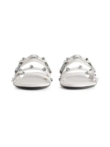 Balenciaga Women's City Mule Flats - White - Size 6 | Thumbnail 4