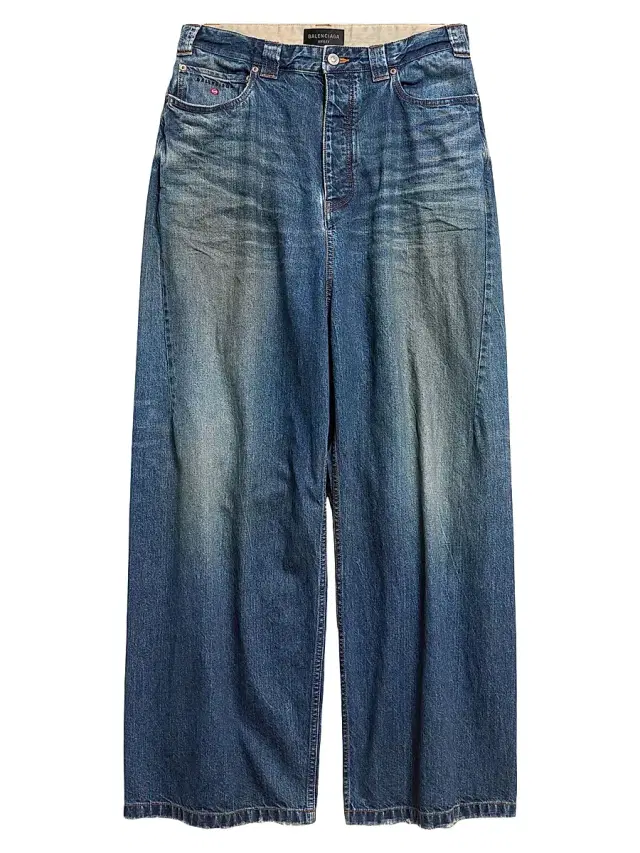 Balenciaga Men's Baggy Jeans - Deep Blue