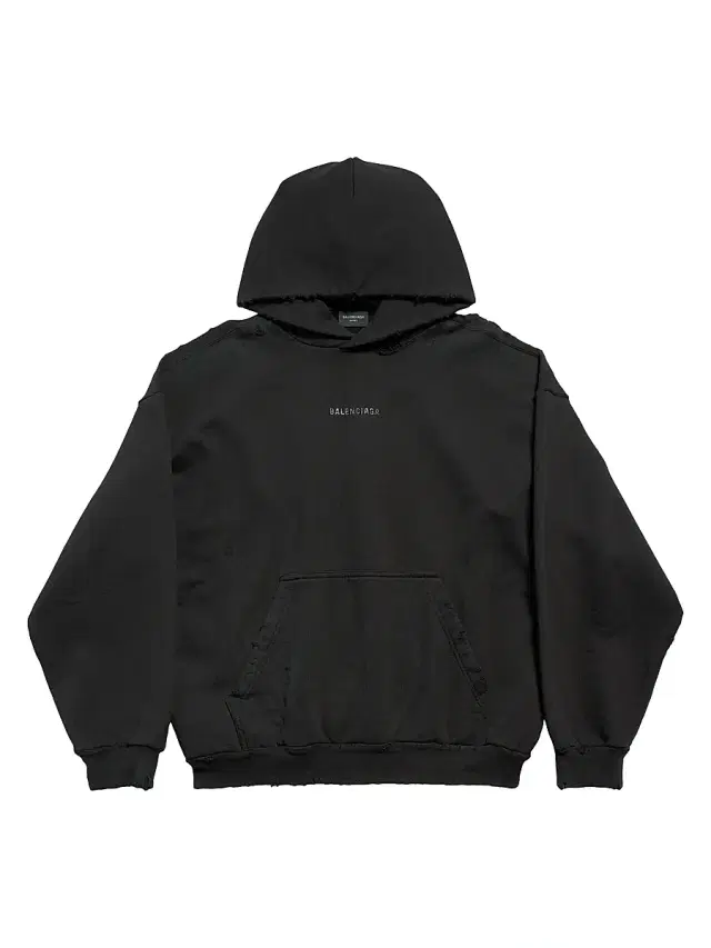 Women's Back Medium Fit Hoodie - Black