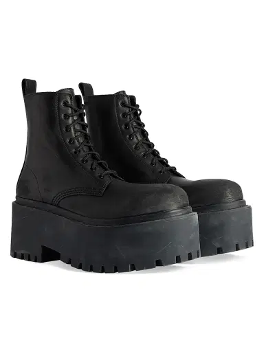 Balenciaga Women's Strike Platform Booties - Black - Size 11 | Thumbnail 2 Balenciaga Women's Strike Platform Booties - Black - Size 11 | Thumbnail 2