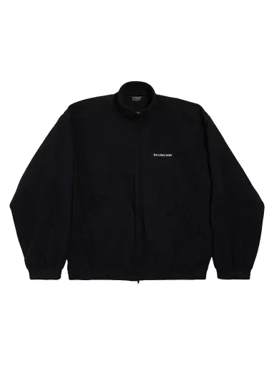 Balenciaga Men's Back Zip-Up Jacket - Black - Size Large | Thumbnail 1