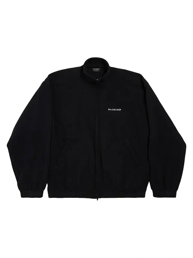 Balenciaga Men's Back Zip-Up Jacket - Black