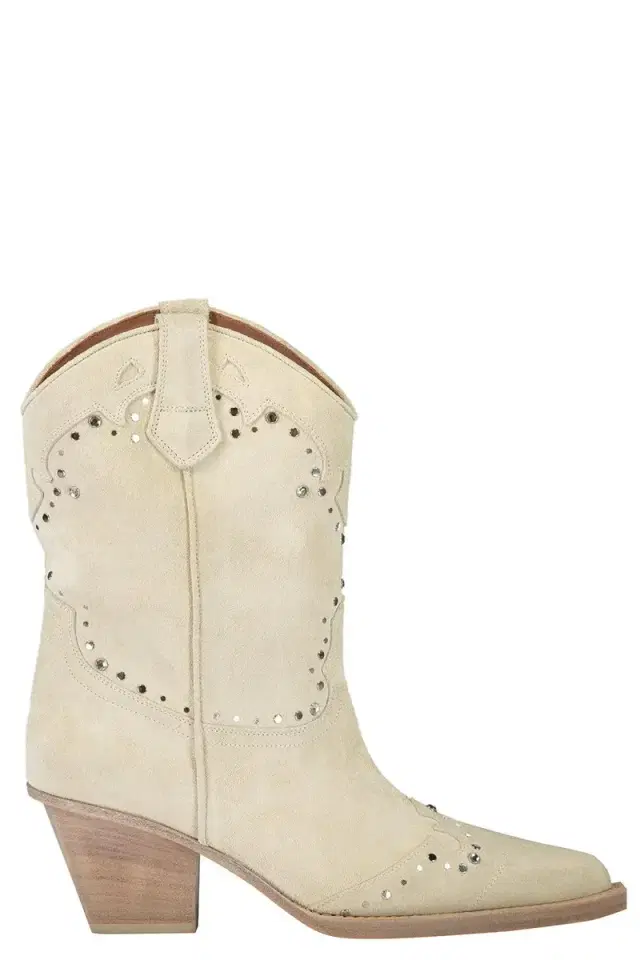 Paris Texas Janice Suede Boots - Angora
