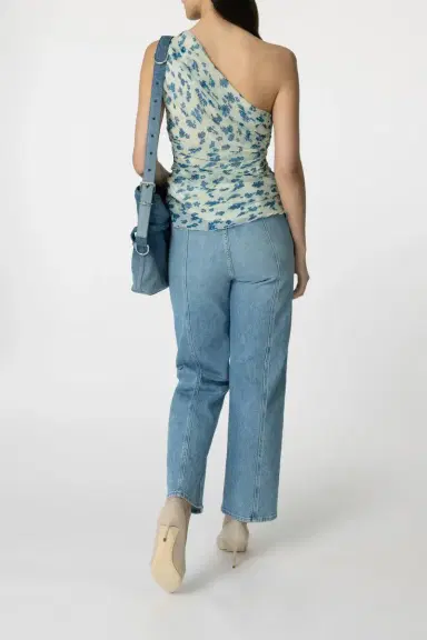 Victoria Beckham One Shoulder Draped Top | Thumbnail 4