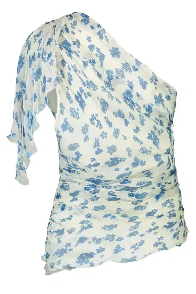 Victoria Beckham One Shoulder Draped Top | Thumbnail 5