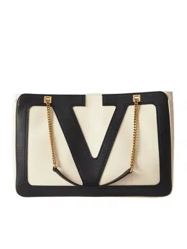 Valentino Garavani Viva Superstar Medium Two-tone Leather Shoulder Bag | Thumbnail 1 Valentino Garavani Viva Superstar Medium Two-tone Leather Shoulder Bag | Thumbnail 1