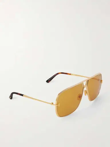 Tom Ford Stavros Aviator-style Gold-tone Sunglasses | Thumbnail 3 Tom Ford Stavros Aviator-style Gold-tone Sunglasses | Thumbnail 3