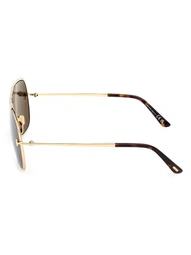 Tom Ford Men's Starvos 63MM Rectangular Sunglasses - Havana Gold Green | Thumbnail 3 Tom Ford Men's Starvos 63MM Rectangular Sunglasses - Havana Gold Green | Thumbnail 3