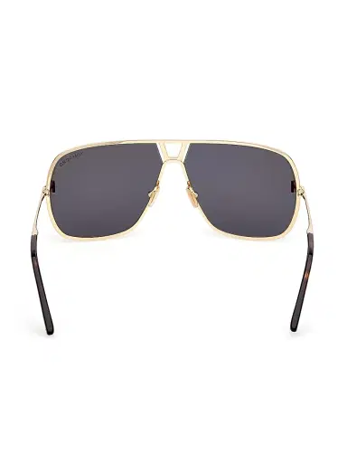 Tom Ford Men's Starvos 63MM Rectangular Sunglasses - Havana Gold Green | Thumbnail 4 Tom Ford Men's Starvos 63MM Rectangular Sunglasses - Havana Gold Green | Thumbnail 4