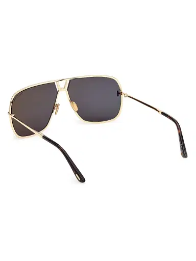 Tom Ford Men's Starvos 63MM Rectangular Sunglasses - Havana Gold Green | Thumbnail 5 Tom Ford Men's Starvos 63MM Rectangular Sunglasses - Havana Gold Green | Thumbnail 5
