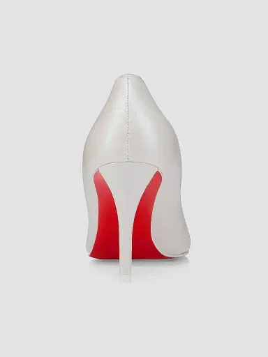 Christian Louboutin Women's Miss Z 80MM Leather Pumps - White - Size 12 | Thumbnail 3 Christian Louboutin Women's Miss Z 80MM Leather Pumps - White - Size 12 | Thumbnail 3