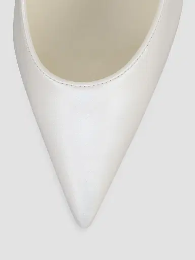 Christian Louboutin Women's Miss Z 80MM Leather Pumps - White - Size 12 | Thumbnail 4 Christian Louboutin Women's Miss Z 80MM Leather Pumps - White - Size 12 | Thumbnail 4