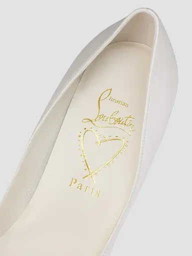 Christian Louboutin Women's Miss Z 80MM Leather Pumps - White - Size 12 | Thumbnail 5 Christian Louboutin Women's Miss Z 80MM Leather Pumps - White - Size 12 | Thumbnail 5