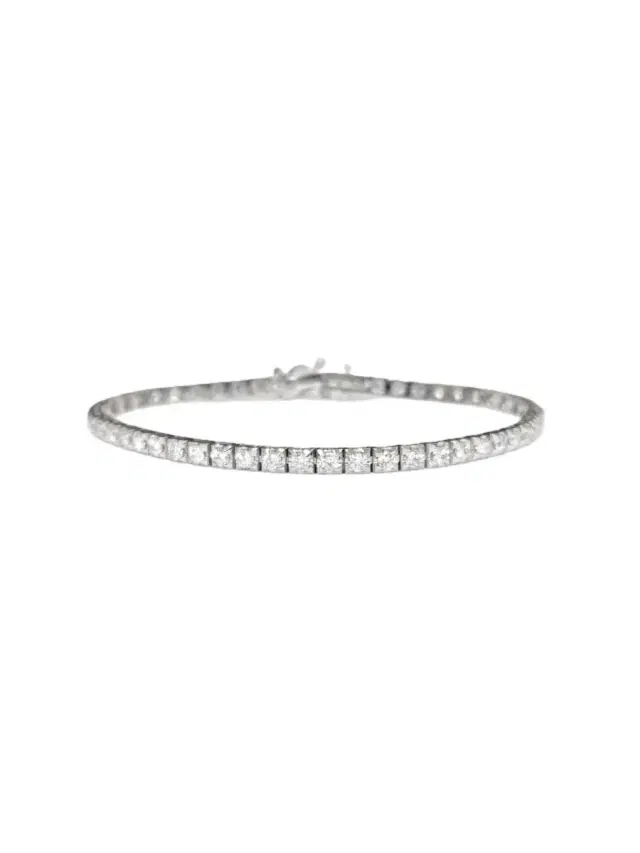 Wish Fine Jewelry 2.50ct Diamond 18K Gold Tennis Bracelet