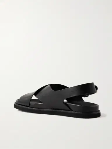 Polo Ralph Lauren Zane Oiled-Leather Sandals - Men | Thumbnail 4 Polo Ralph Lauren Zane Oiled-Leather Sandals - Men | Thumbnail 4