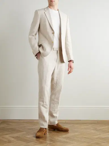 MR P. Regular-Fit Linen Suit Jacket - Men | Thumbnail 2