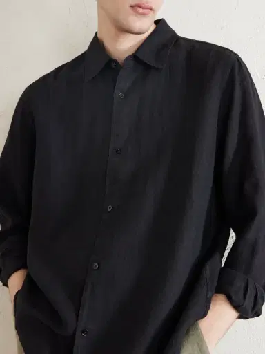 MR P. Garment-Dyed Linen Shirt - Men | Thumbnail 5