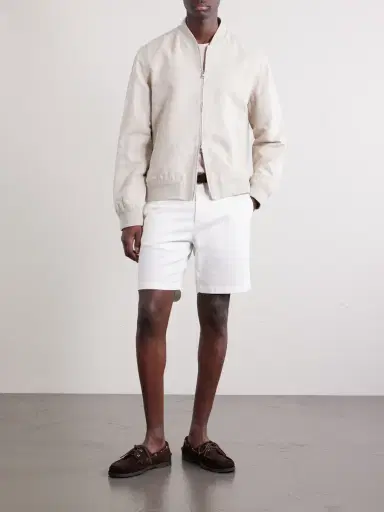 MR P. Linen and Cotton-Blend Bomber Jacket - Men | Thumbnail 2 MR P. Linen and Cotton-Blend Bomber Jacket - Men | Thumbnail 2