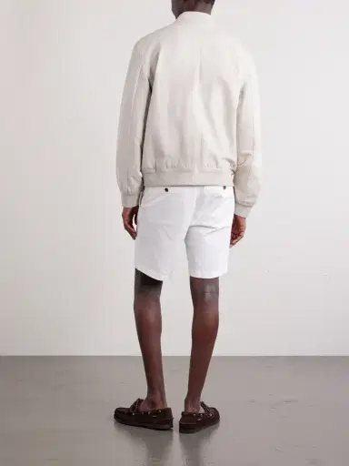 MR P. Linen and Cotton-Blend Bomber Jacket - Men | Thumbnail 4 MR P. Linen and Cotton-Blend Bomber Jacket - Men | Thumbnail 4