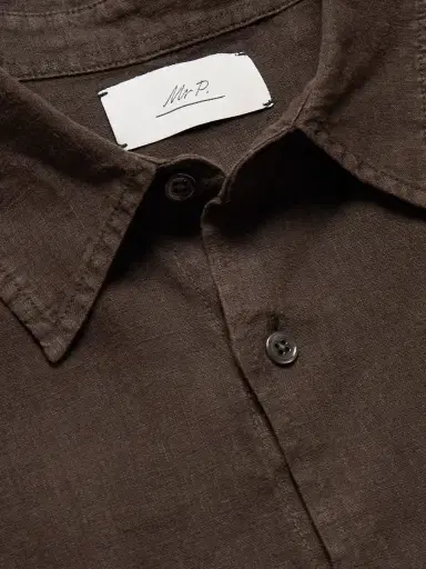 MR P. Garment-Dyed Linen Shirt - Men | Thumbnail 5