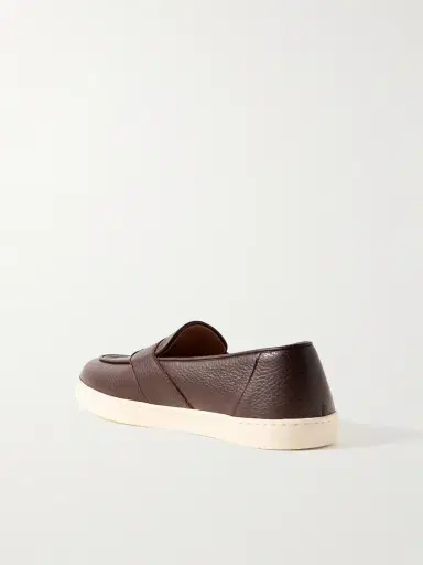 George Cleverley Joey Full-Grain Deerskin Penny Loafers - Men | Thumbnail 4 George Cleverley Joey Full-Grain Deerskin Penny Loafers - Men | Thumbnail 4