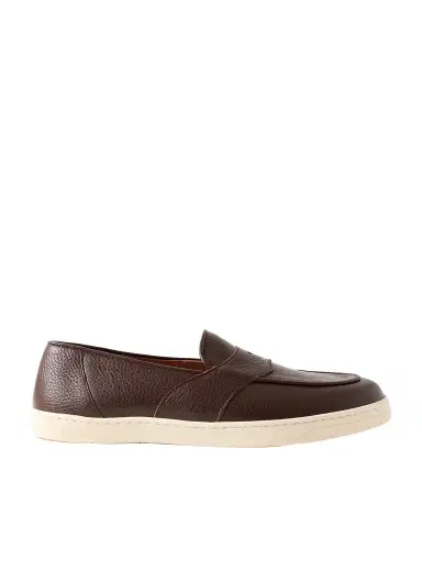George Cleverley Joey Full-Grain Deerskin Penny Loafers - Men | Thumbnail 1 George Cleverley Joey Full-Grain Deerskin Penny Loafers - Men | Thumbnail 1
