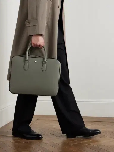 Montblanc Sartorial Medium Cross-Grain Leather Briefcase - Men | Thumbnail 2 Montblanc Sartorial Medium Cross-Grain Leather Briefcase - Men | Thumbnail 2
