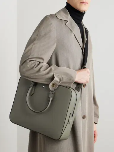 Montblanc Sartorial Medium Cross-Grain Leather Briefcase - Men | Thumbnail 6 Montblanc Sartorial Medium Cross-Grain Leather Briefcase - Men | Thumbnail 6