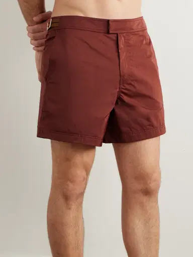 Zegna Rio Straight-Leg Mid-Length Swim Shorts - Men | Thumbnail 2