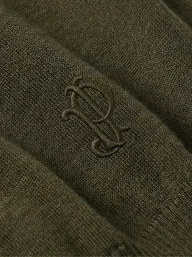 Purdey Linton Logo-Embroidered Wool Half-Zip Sweater - Men | Thumbnail 5 Purdey Linton Logo-Embroidered Wool Half-Zip Sweater - Men | Thumbnail 5