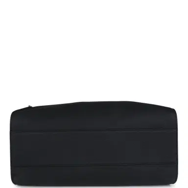 The Row The Row Marlo Tote Bag Black Calfskin Leather Silver Hardware | Thumbnail 6 The Row The Row Marlo Tote Bag Black Calfskin Leather Silver Hardware | Thumbnail 6