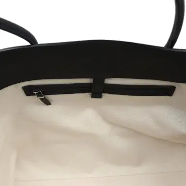 The Row The Row Marlo Tote Bag Black Calfskin Leather Silver Hardware | Thumbnail 9 The Row The Row Marlo Tote Bag Black Calfskin Leather Silver Hardware | Thumbnail 9