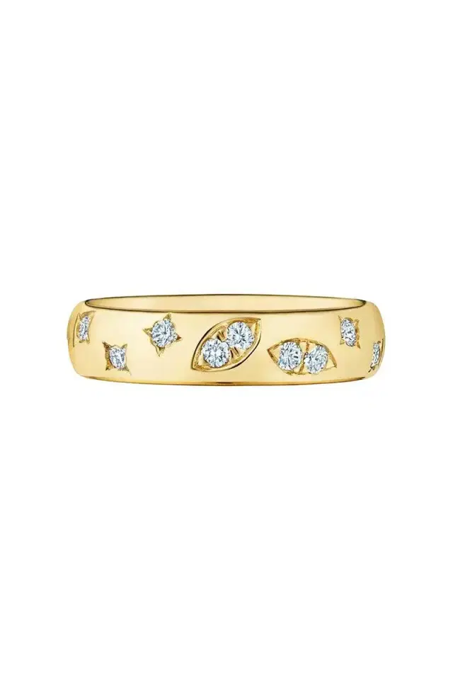 KWIAT Cobblestone Star Set Ring