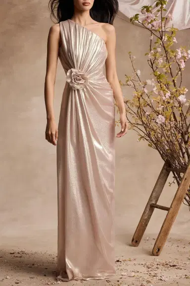PAMELLA ROLAND Sleeveless Drape Gown | Thumbnail 1