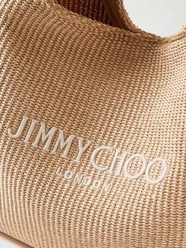 Jimmy Choo Embroidered Raffia Tote | Thumbnail 4 Jimmy Choo Embroidered Raffia Tote | Thumbnail 4