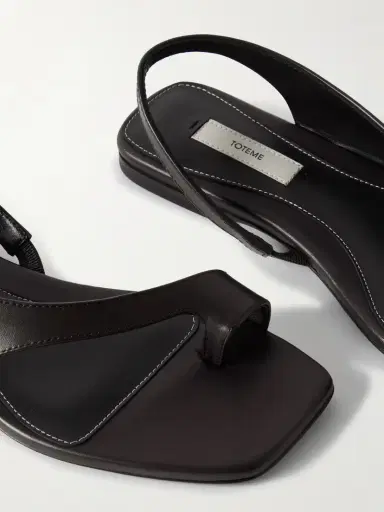 TOTEME Leather Sandals | Thumbnail 4 TOTEME Leather Sandals | Thumbnail 4
