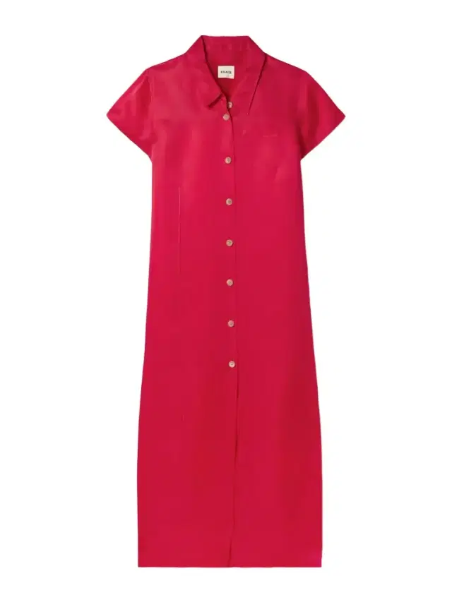 Effy Silk And Cotton-blend Organza Midi Shirt Dress