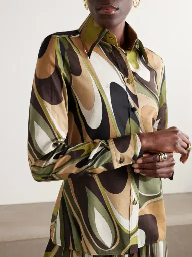 PUCCI Onda Printed Cotton-muslin Shirt | Thumbnail 3 PUCCI Onda Printed Cotton-muslin Shirt | Thumbnail 3