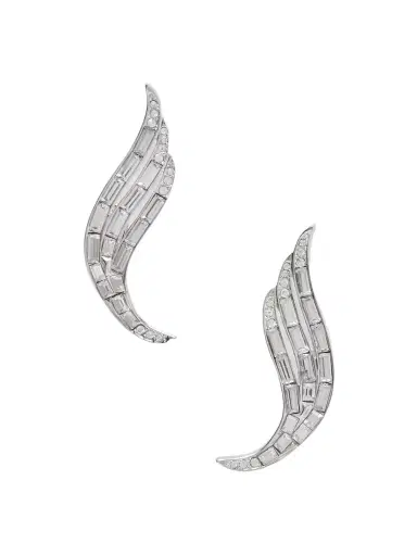 Jil Sander tone Crystal Earrings | Thumbnail 1