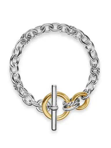 David Yurman Women's DY Mercer Toggle Chain Bracelet in Sterling Silver - Silver | Thumbnail 2
