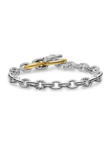 David Yurman Women's DY Mercer Toggle Chain Bracelet in Sterling Silver - Silver | Thumbnail 3