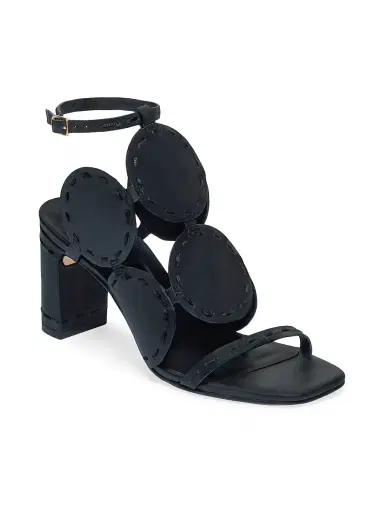 Bernardo 1946 Women's New Moon 75MM Heeled Sandals - Black - Size 11 | Thumbnail 2 Bernardo 1946 Women's New Moon 75MM Heeled Sandals - Black - Size 11 | Thumbnail 2