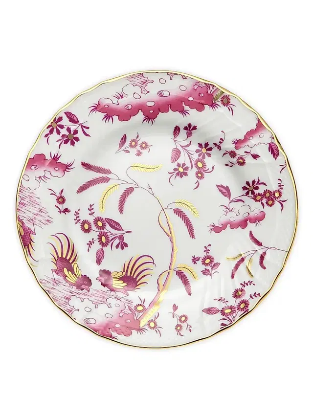 Oro Di Doccia Plate Collection - Magenta Dinner Plate